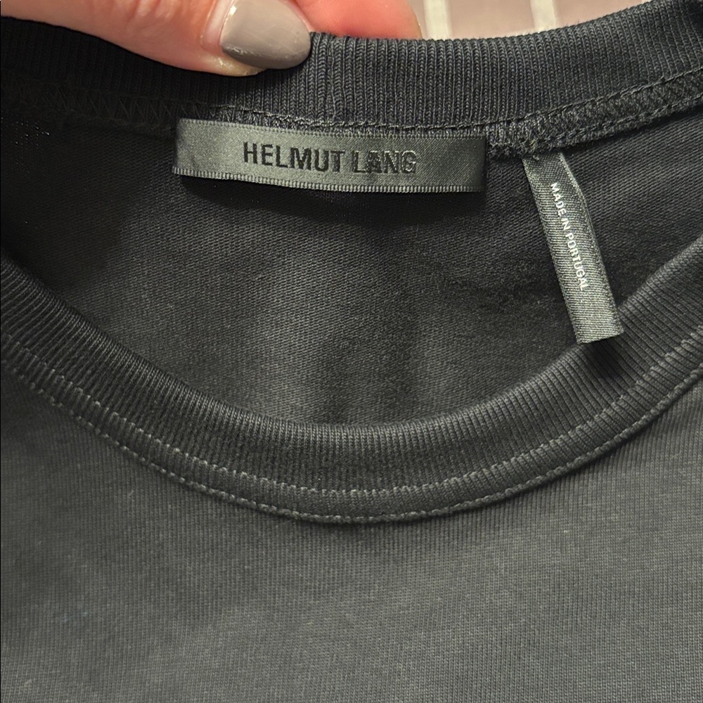 BNNW Helmut Lang Scribbled Cowboy Logo Tee 'Black' - Picture 6 of 8